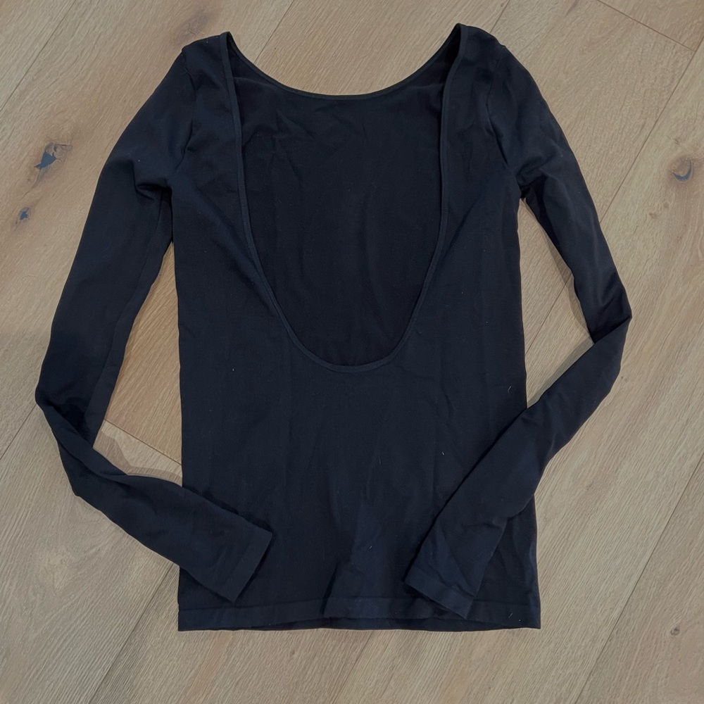 Intimately Free People deep V back shirt, M/L